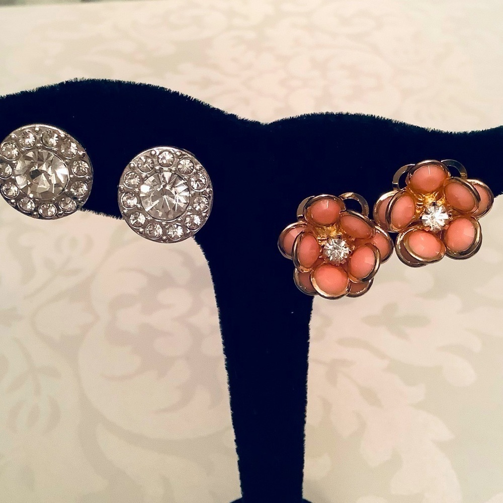💜3/$30 Clip on Earrings for Sensitive Ears 2 pair
